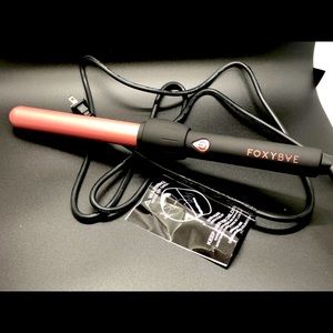 FoxyBae Curling Wand 25 mm Black and Rose Gold